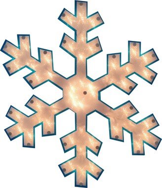 Northlight Lighted Snowflake Christmas Window Silhouette Decoration