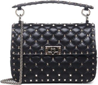 Garavani Rockstud Spike Foldover Top Crossbody Bag-AA