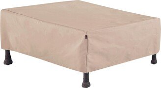 Modern Lesiure Modern Leisure® Chalet Patio Fire Pit Cover, 48L x 25W x 18H, Beige