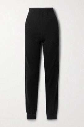 Cashmere Tapered Leggings - Black