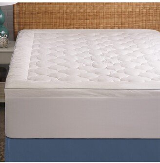 Cool Sleep Cooling Quilted Down Alternative Mattress Pad