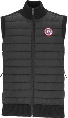 Hybridge High-Neck Zipped Padded Gilet