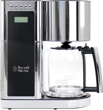 Glass 8 Cup Coffeemaker in Black and Stainless Steel