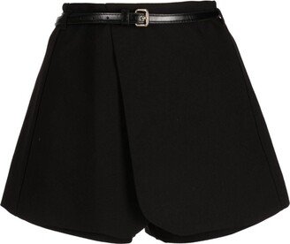 b+ab Asymmetric Belted Mini Shorts