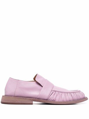 Estiva ruched leather loafers