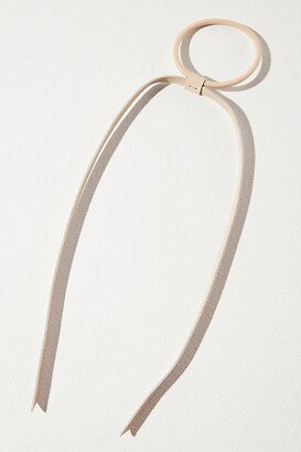 Corinne Long Leather Band Hair Tie