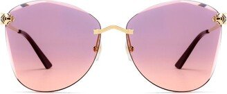 Butterfly Frameless Sunglasses