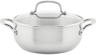 3-Ply Base Stainless Steel Induction Casserole With Lid-AA