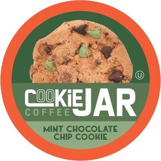 Cookie Jar Coffee Cookie Jar Flavored Coffee Pods, 2.0 Keurig K-Cup Compatible, Mint Chocolate Chip, 40 Count