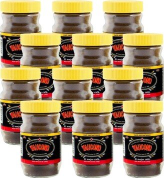 Yaucono Medium Roast Instant Coffee - Case of 12/3.6 oz Jars