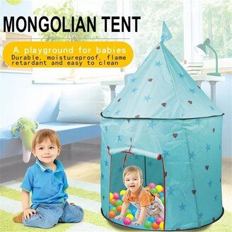 Princess Castle Play Tent, Kids Foldable Games Tent House-AA