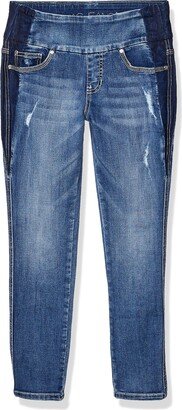 Women's Petite Nora Mid Rise Skinny Pull-On Jeans-Legacy