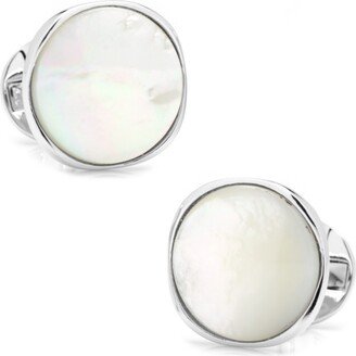 Sterling Classic Formal Mother of Pearl Cufflinks