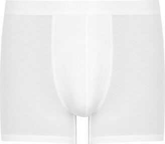 White Stretch-lyocell Boxer Briefs