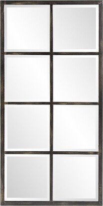 Atrium Oil Rubbed Windowpane Mirror