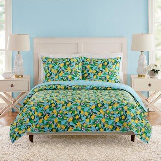 When Life Gives You Lemons 3-Piece Quilt Set, Full/Queen