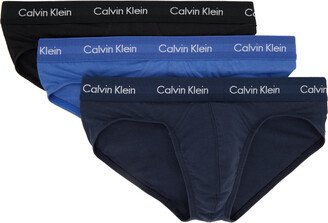 Three-Pack Blue & Black Briefs