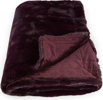 Faux Fur Weighted Blanket