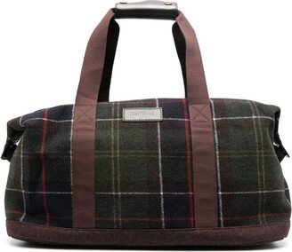 Tartan-check Holdall