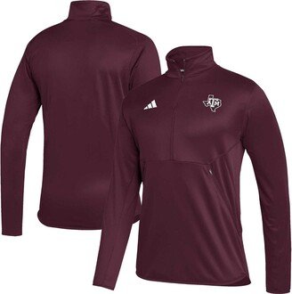 Men's Maroon Texas A&M Aggies 2023 Sideline Aeroready Half-Zip Top