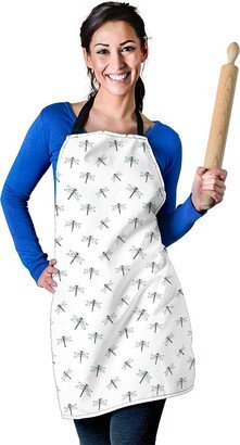 Dragonfly Pattern Apron - Printed Print Custom With Name/Monogram Gift For Lover