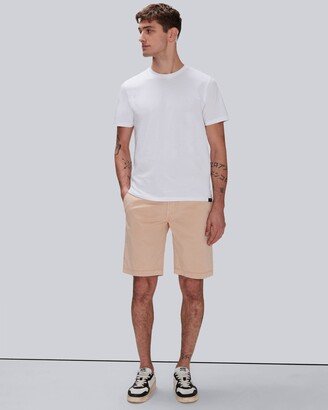 Airweft Twill Chino Short in Tangerine