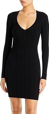 Finesa Ribbed Long Sleeve Mini Dress