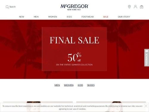 Mcgregor-Fashion.com Promo Codes & Coupons