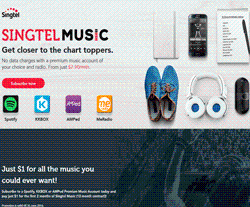 Singtel Music Promo Codes & Coupons