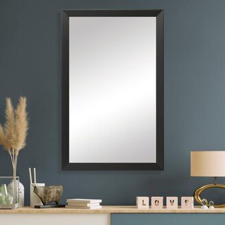 Frame My Mirror LaRue Black Framed Vanity Mirror