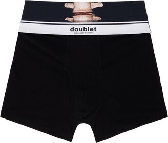 Black Trompe L'Oeil Boxers