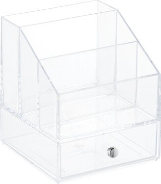 iDESIGN Clarity 1-Drawer Stacking Cosmetic Organizer Clear