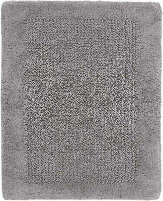 Knightsbridge Naples 220 GSF Non Skid Back Bath Rug 20 x 30 - Silver