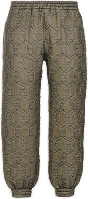 All-Over Patterned Straight Leg Trousers-AC