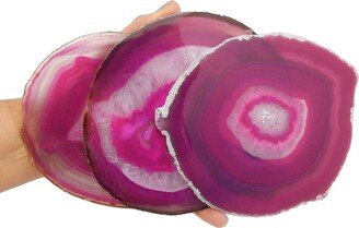 Pink Agate Slice - Slices #7 Gorgeous Display | Agbs