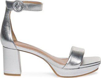 Carla Leather Platform Sandals-AA