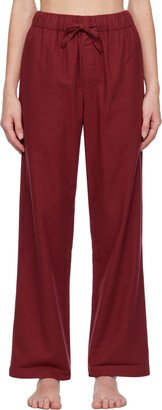 Burgundy Drawstring Pyjama Pants