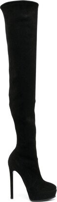 Flora 140mm above-knee platform boots-AA