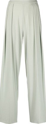 Pleated Tapered Trousers-AE