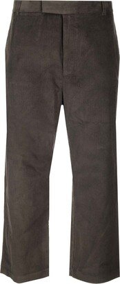 Corduroy Cropped Trousers-AE