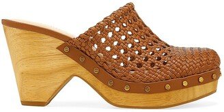 Hardie Woven Leather Clogs