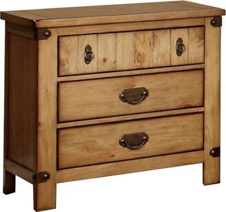 Pioneer Cottage Night Stand In Weathered Elm Finish