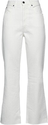 Denim Pants Ivory-AE