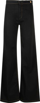 Câllas Milano Jane flared organic cotton trousers