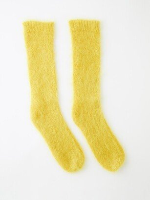 Hairy Mohair-blend Socks