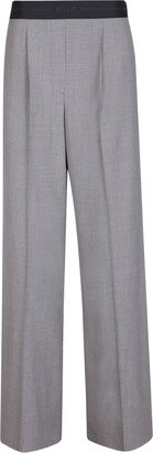 Wide Leg Grey Trousers