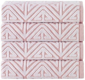 Glamour Turkish Cotton 4Pc Bath Towels