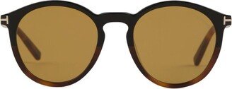 Round Frame Sunglasses-DX