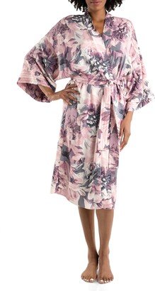 Moonlight Beach Floral Wrap Robe