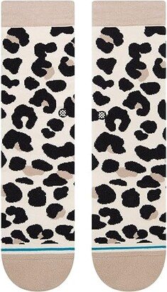 Spot On Crew (Leopard) Women's Crew Cut Socks Shoes